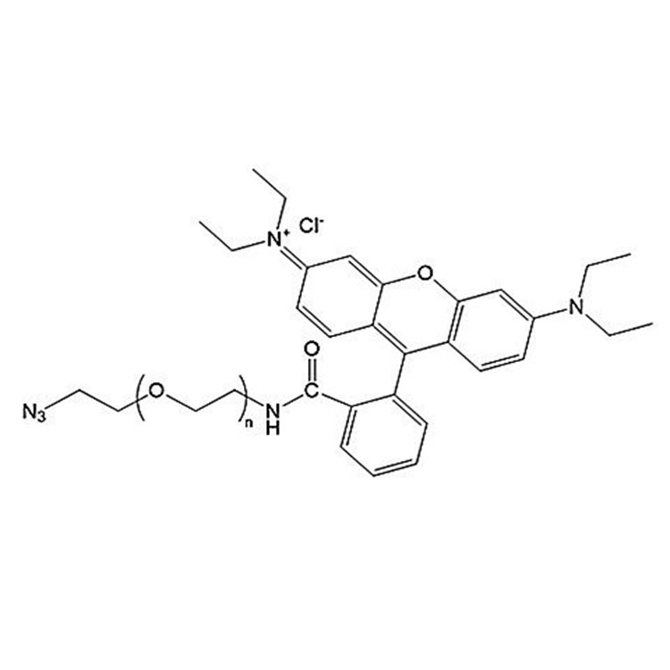 Azide-PEG-Rhodamine B，N3-PEG-RB，MW：1000